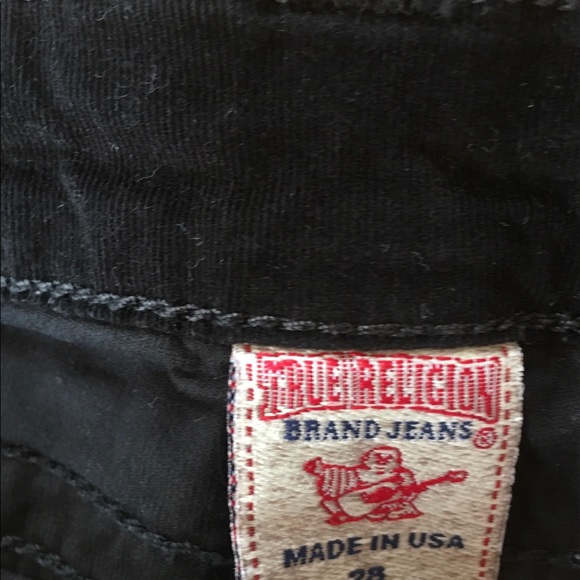True Religion *Rare* Vintage Black Jeans, Size 28 - Picture 6 of 8
